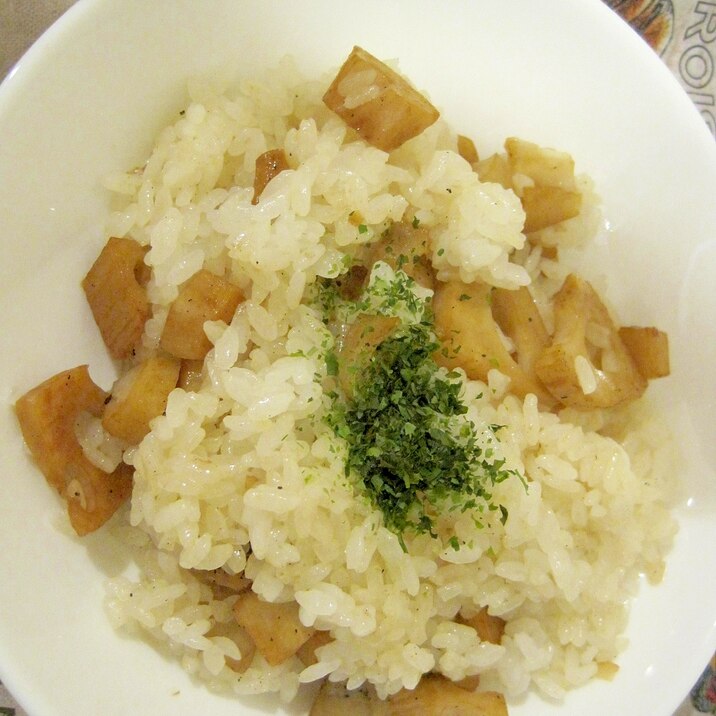 おつまみ!れんこんのバター醤油ご飯